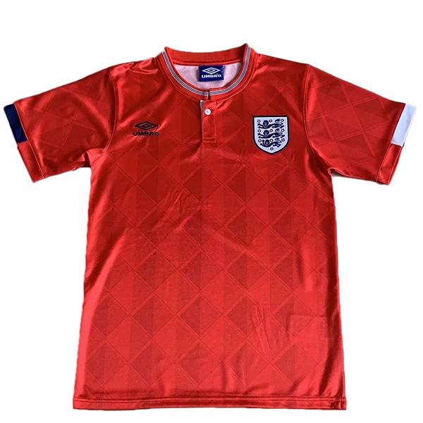 England away retro soccer jersey maillot match men's 2ed sportwear football shirt 1989